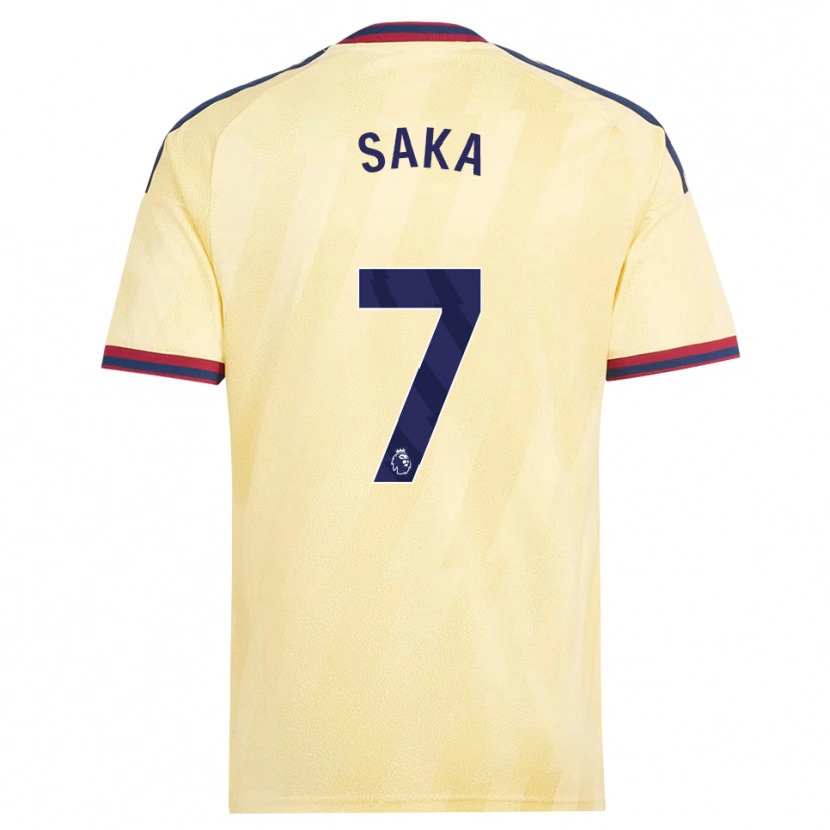 Danxen Dame Bukayo Saka #7 Lett Gul Midnattblå Tredje Sett Drakt Trøye 2026/27 Skjorter T-Skjorte