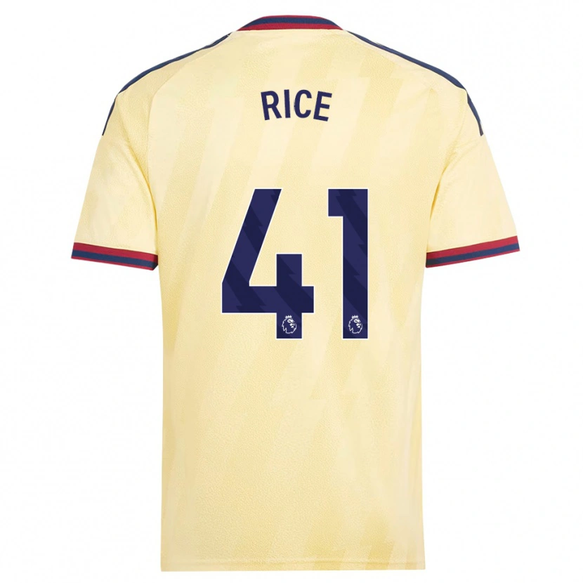 Danxen Dame Declan Rice #41 Lett Gul Midnattblå Tredje Sett Drakt Trøye 2026/27 Skjorter T-Skjorte