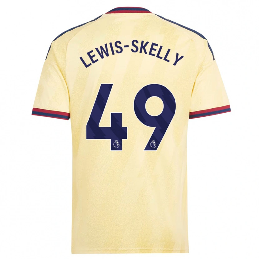 Danxen Dame Myles Lewis-Skelly #49 Lett Gul Midnattblå Tredje Sett Drakt Trøye 2026/27 Skjorter T-Skjorte