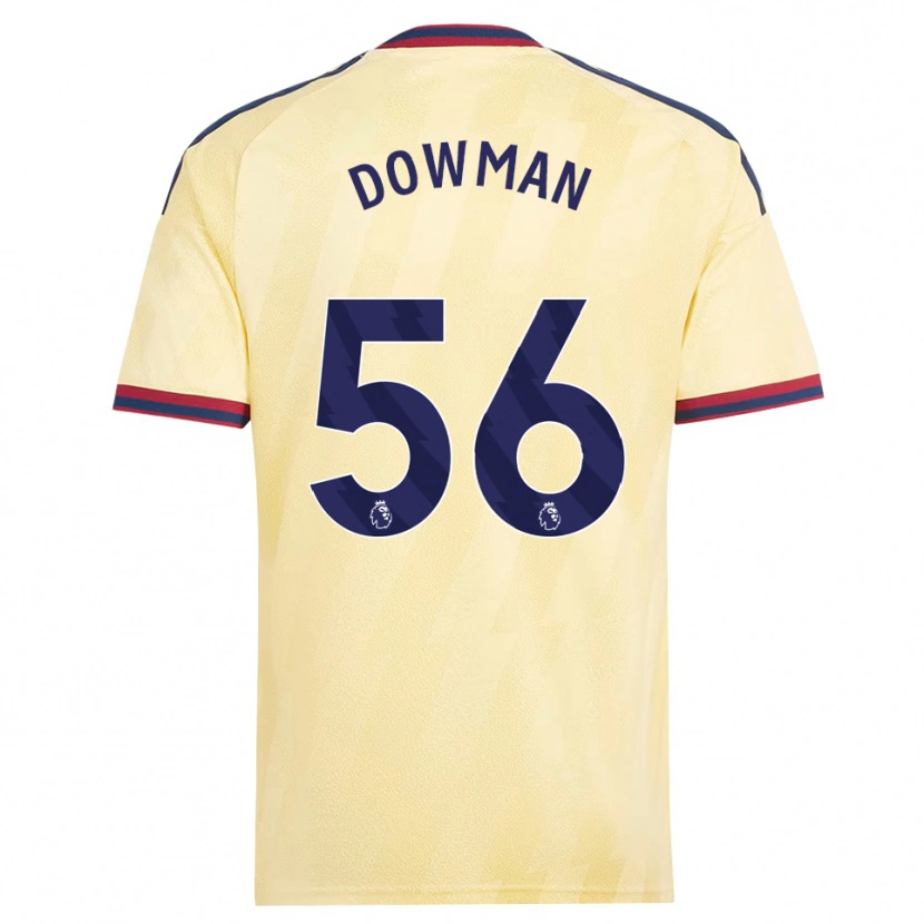 Danxen Dame Max Dowman #56 Lett Gul Midnattblå Tredje Sett Drakt Trøye 2026/27 Skjorter T-Skjorte