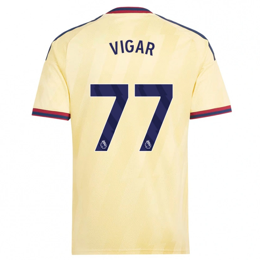 Danxen Dame Billy Vigar #77 Lett Gul Midnattblå Tredje Sett Drakt Trøye 2026/27 Skjorter T-Skjorte