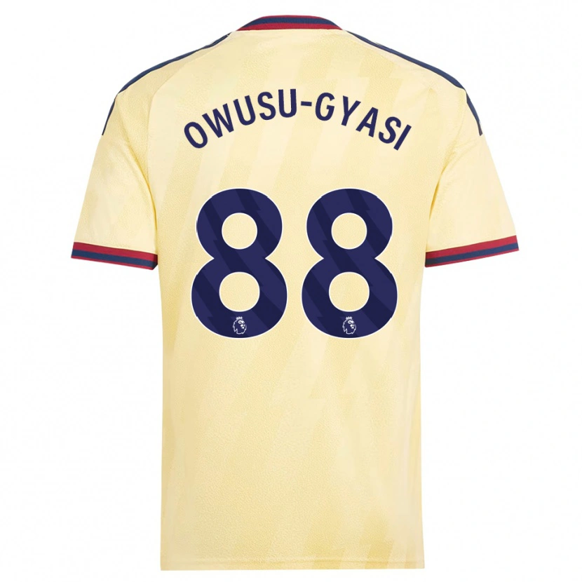 Danxen Dame Abraham Owusu-Gyasi #88 Lett Gul Midnattblå Tredje Sett Drakt Trøye 2026/27 Skjorter T-Skjorte
