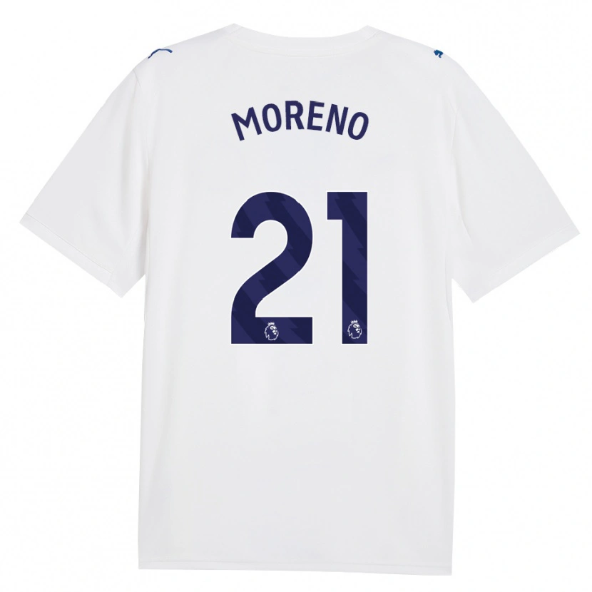 Danxen Dame Marlos Moreno #21 Marineblå Hvit Tredje Sett Drakt Trøye 2026/27 Skjorter T-Skjorte