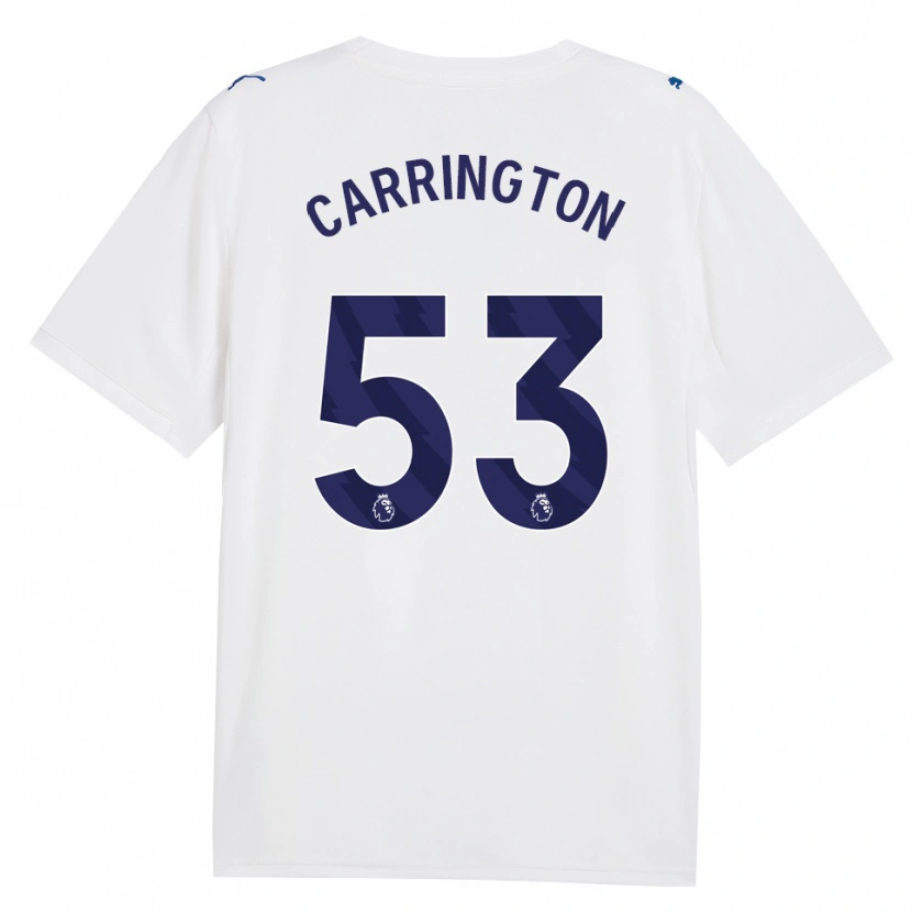 Danxen Dame Ezra Carrington #53 Marineblå Hvit Tredje Sett Drakt Trøye 2026/27 Skjorter T-Skjorte