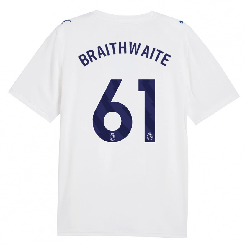 Danxen Dame Kaden Braithwaite #61 Marineblå Hvit Tredje Sett Drakt Trøye 2026/27 Skjorter T-Skjorte