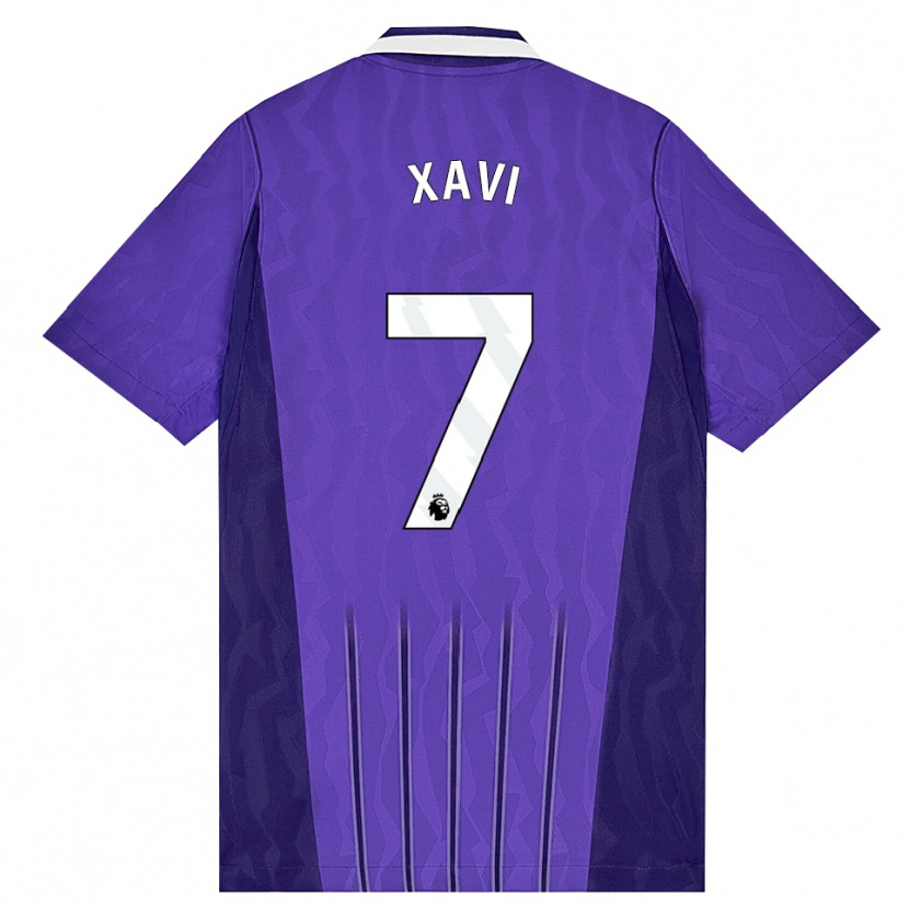 Danxen Dame Xavi Simons #7 Lilla Hvit Tredje Sett Drakt Trøye 2026/27 Skjorter T-Skjorte