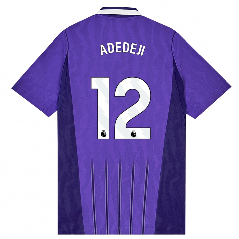 Danxen Dame Maxwell Adedeji #12 Lilla Hvit Tredje Sett Drakt Trøye 2026/27 Skjorter T-Skjorte