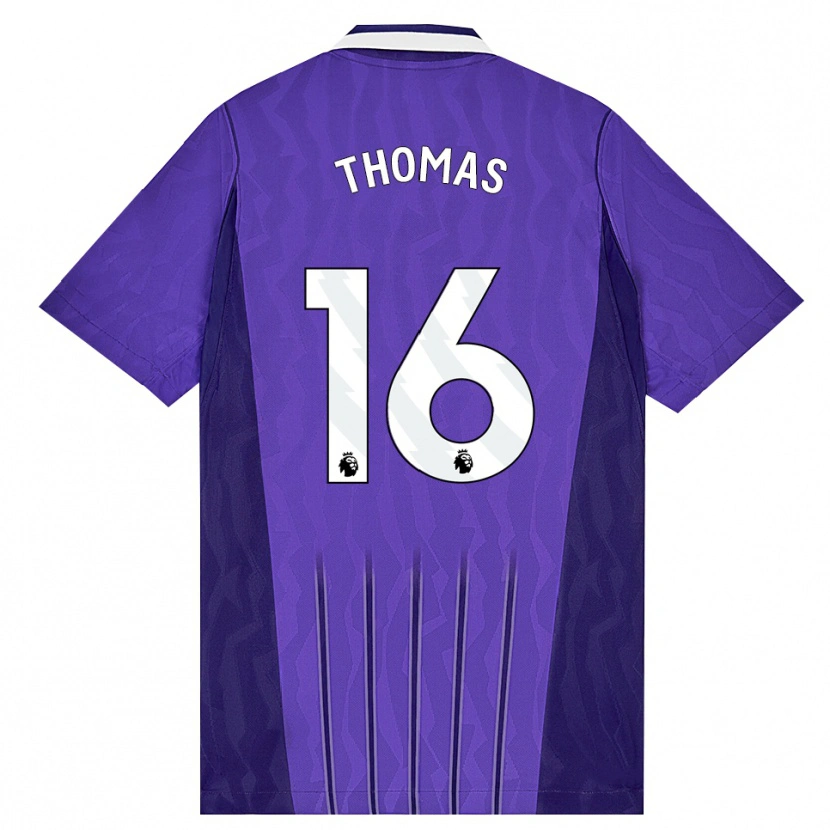 Danxen Dame Cameron Thomas #16 Lilla Hvit Tredje Sett Drakt Trøye 2026/27 Skjorter T-Skjorte