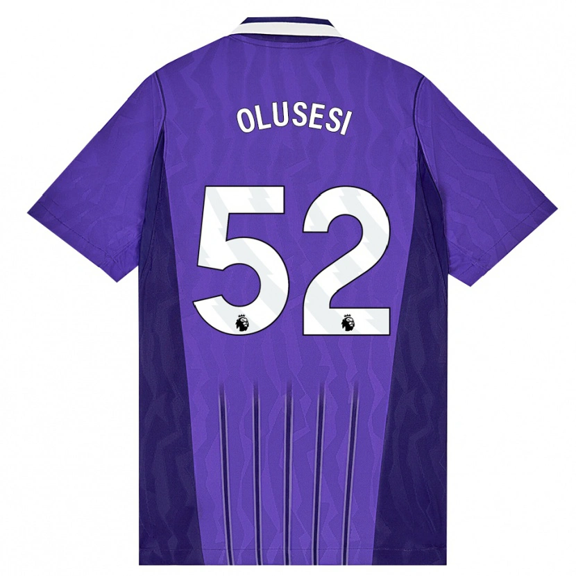 Danxen Dame Callum Olusesi #52 Lilla Hvit Tredje Sett Drakt Trøye 2026/27 Skjorter T-Skjorte