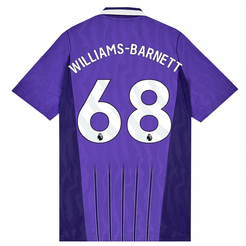 Danxen Dame Luca Williams-Barnett #68 Lilla Hvit Tredje Sett Drakt Trøye 2026/27 Skjorter T-Skjorte