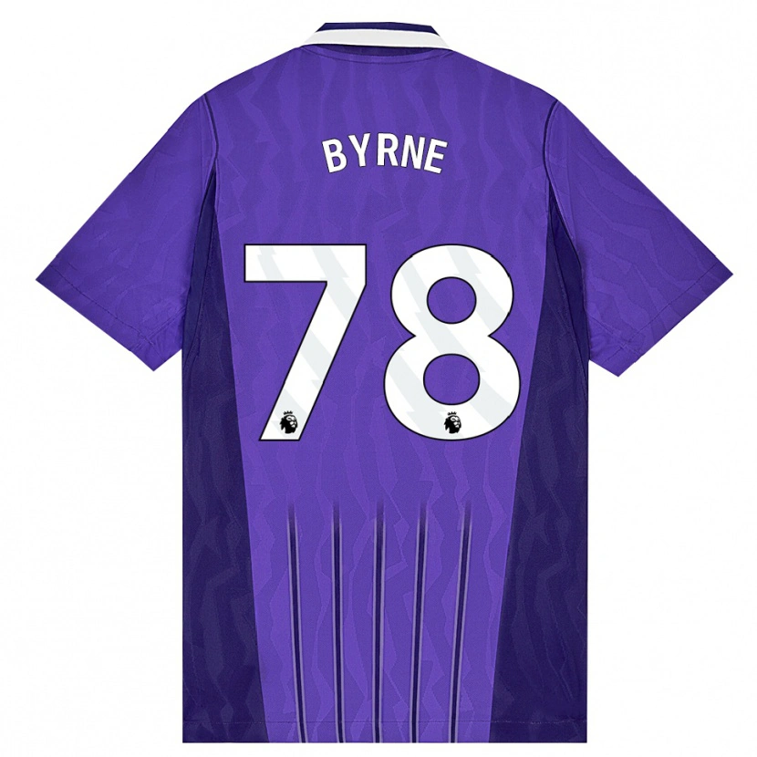 Danxen Dame Harry Byrne #78 Lilla Hvit Tredje Sett Drakt Trøye 2026/27 Skjorter T-Skjorte