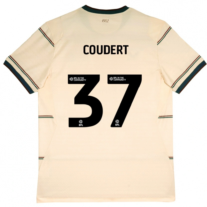 Danxen Dame Grégoire Coudert #37 Beige Burgunder Bortetrøye Drakt Trøye 2026/27 Skjorter T-Skjorte