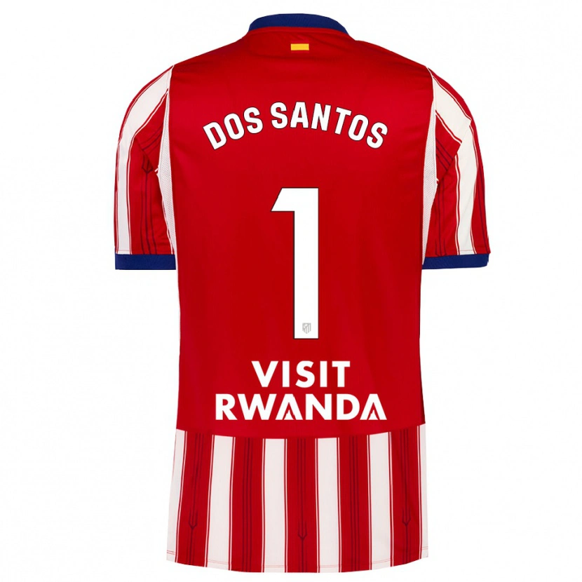 Danxen Barn Alex Dos Santos #1 Kongelig Blå Rød Hvit Hjemmetrøye Drakt Trøye 2026/27 Skjorter T-Skjorte
