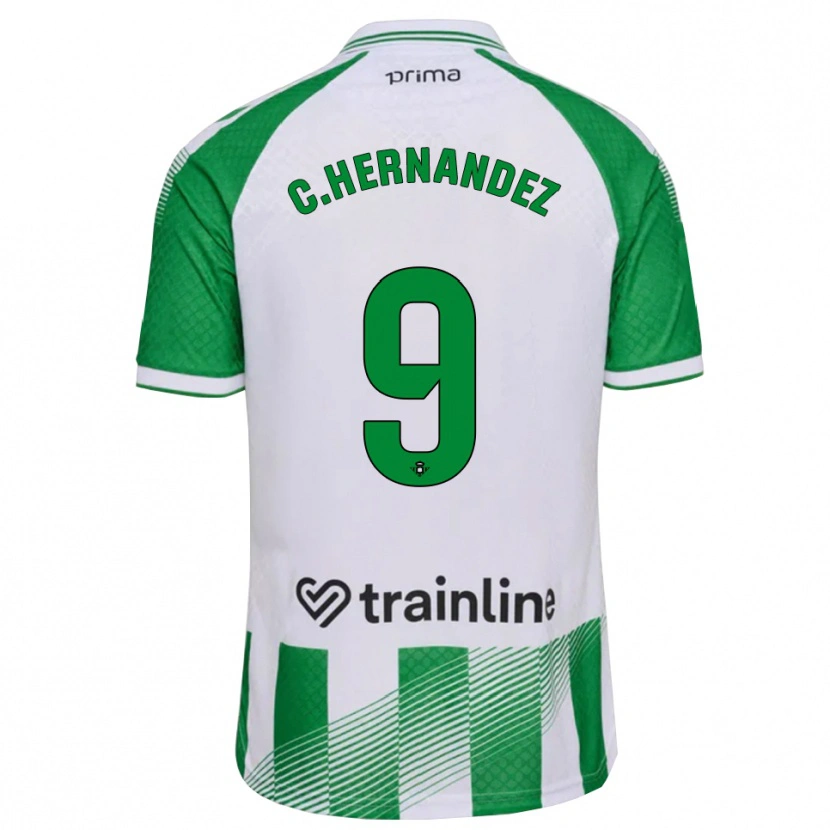 Danxen Barn Cucho Hernández #9 Lys Grønn Svart Hvit Hjemmetrøye Drakt Trøye 2026/27 Skjorter T-Skjorte