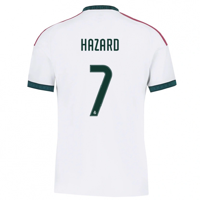 Danxen Barn Eden Hazard #7 Mørk Grønn Hvit Rød Hjemmetrøye Drakt Trøye 2026/27 Skjorter T-Skjorte
