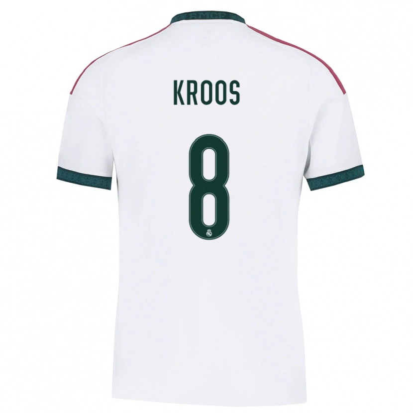 Danxen Barn Toni Kroos #8 Mørk Grønn Hvit Rød Hjemmetrøye Drakt Trøye 2026/27 Skjorter T-Skjorte