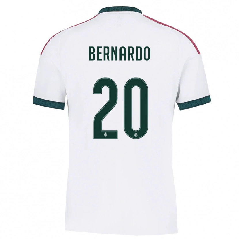 Danxen Barn Bernardo Silva #20 Mørk Grønn Hvit Rød Hjemmetrøye Drakt Trøye 2026/27 Skjorter T-Skjorte