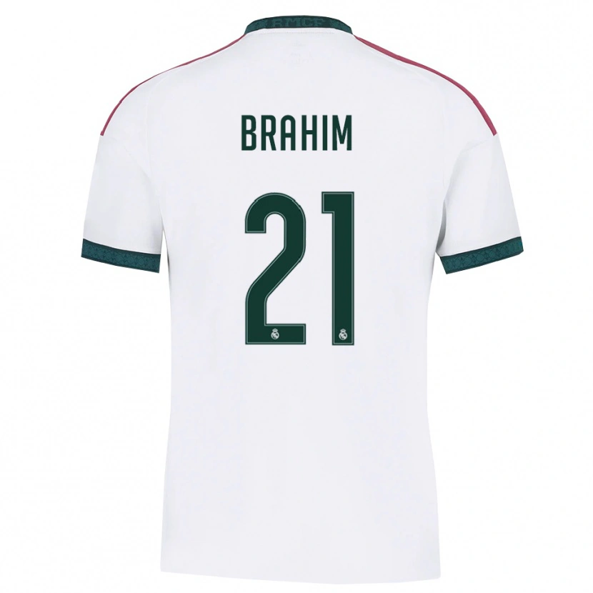Danxen Barn Brahim Díaz #21 Mørk Grønn Hvit Rød Hjemmetrøye Drakt Trøye 2026/27 Skjorter T-Skjorte