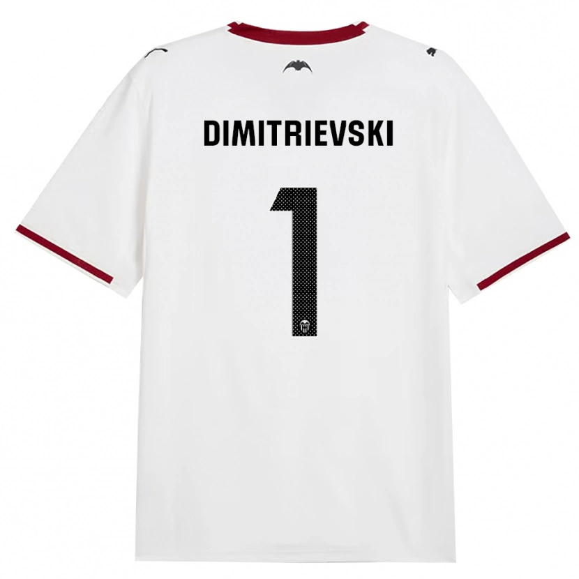 Danxen Barn Stole Dimitrievski #1 Svart Hvit Rød Gul Hjemmetrøye Drakt Trøye 2026/27 Skjorter T-Skjorte