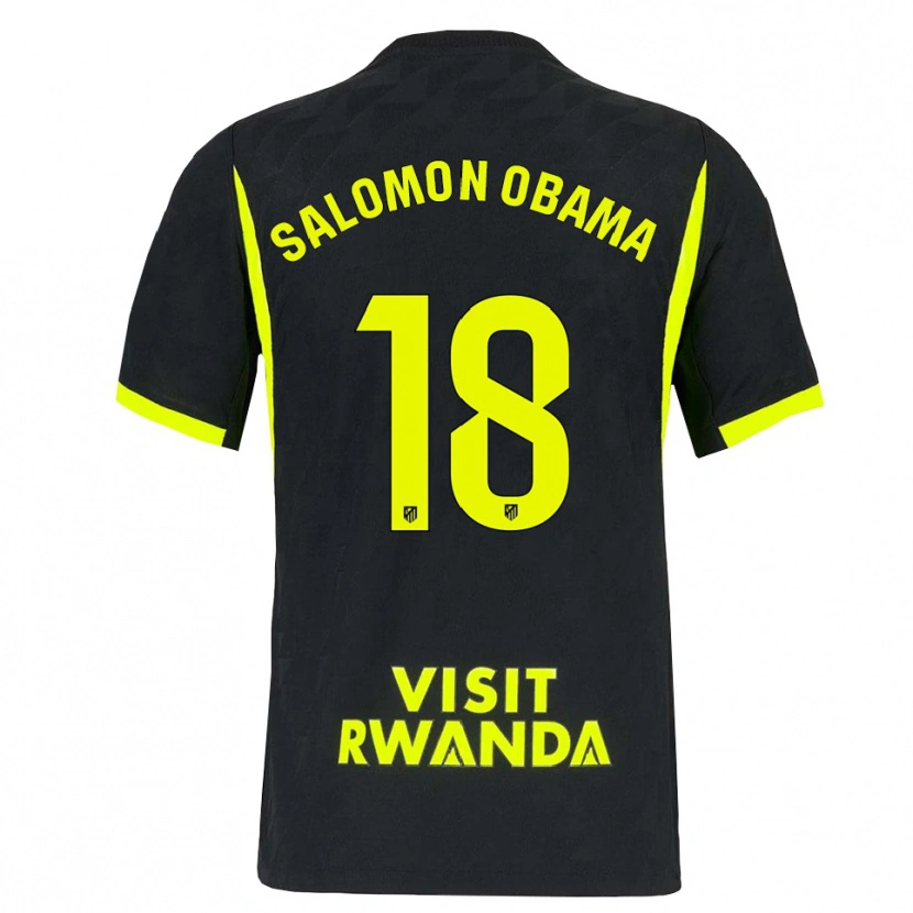 Danxen Barn Salomon Obama #18 Lys Grønn Svart Bortetrøye Drakt Trøye 2026/27 Skjorter T-Skjorte