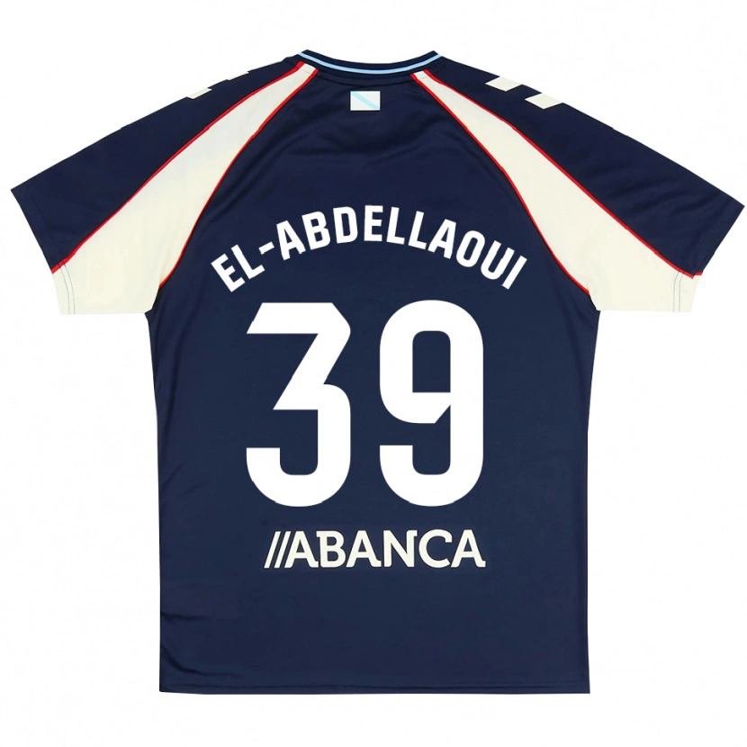 Danxen Barn Jones El-Abdellaoui #39 Kongelig Blå Rød Hvit Bortetrøye Drakt Trøye 2026/27 Skjorter T-Skjorte
