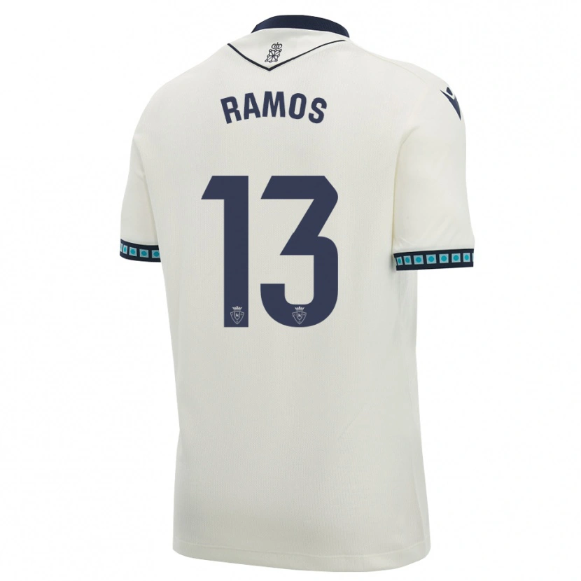 Danxen Barn Darío Ramos #13 Hvit Svart Lys Himmelblå Bortetrøye Drakt Trøye 2026/27 Skjorter T-Skjorte