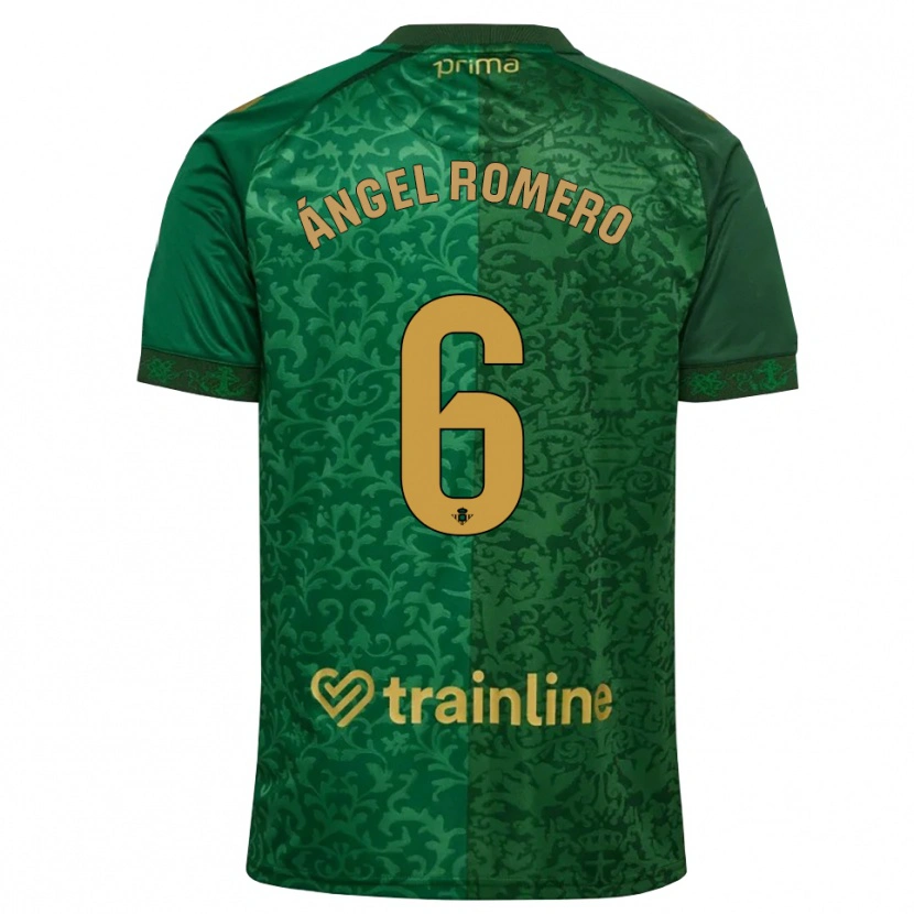 Danxen Barn Miguel Romero #6 Skoggrønn Mørk Gyllenrot Bortetrøye Drakt Trøye 2026/27 Skjorter T-Skjorte