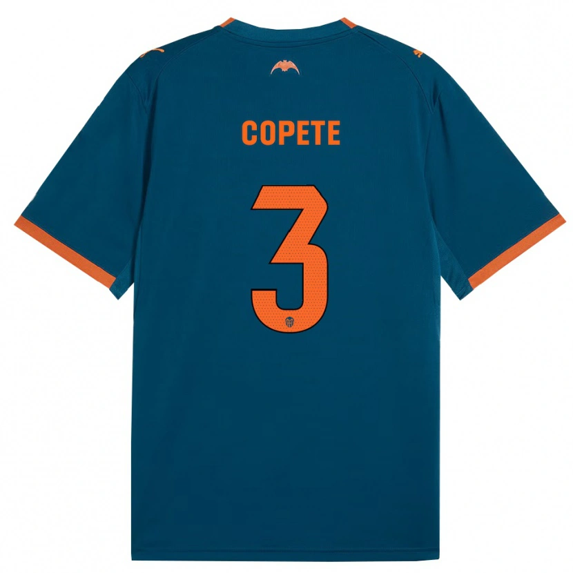 Danxen Barn José Copete #3 Stålblå Oransje Bortetrøye Drakt Trøye 2026/27 Skjorter T-Skjorte