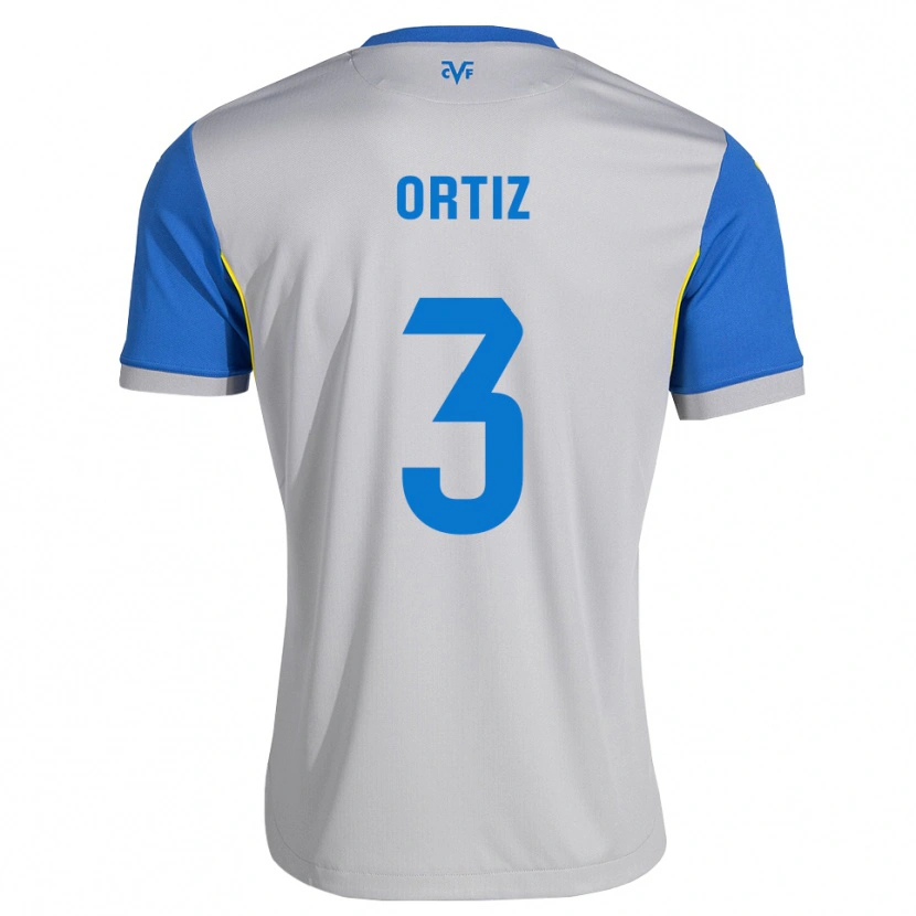 Danxen Barn Eneko Ortiz #3 Dodger Blå Grå Bortetrøye Drakt Trøye 2026/27 Skjorter T-Skjorte