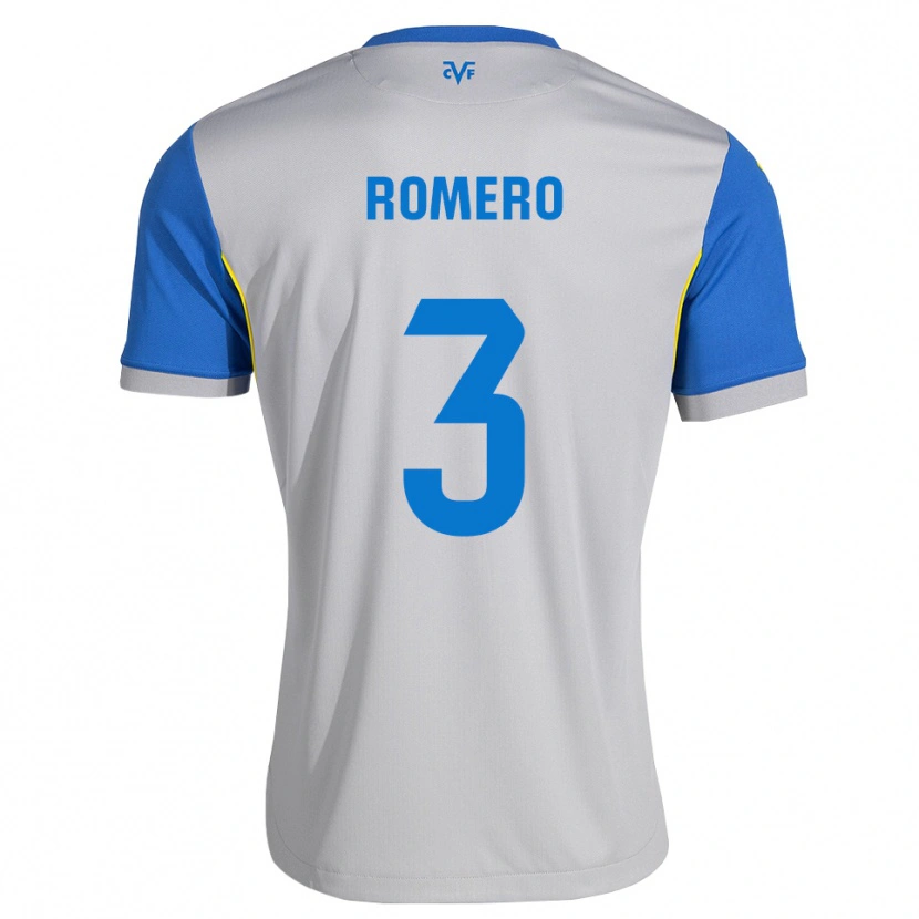 Danxen Barn Cristo Romero #3 Dodger Blå Grå Bortetrøye Drakt Trøye 2026/27 Skjorter T-Skjorte