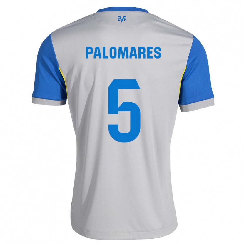 Danxen Barn Alejandro Palomares #5 Dodger Blå Grå Bortetrøye Drakt Trøye 2026/27 Skjorter T-Skjorte