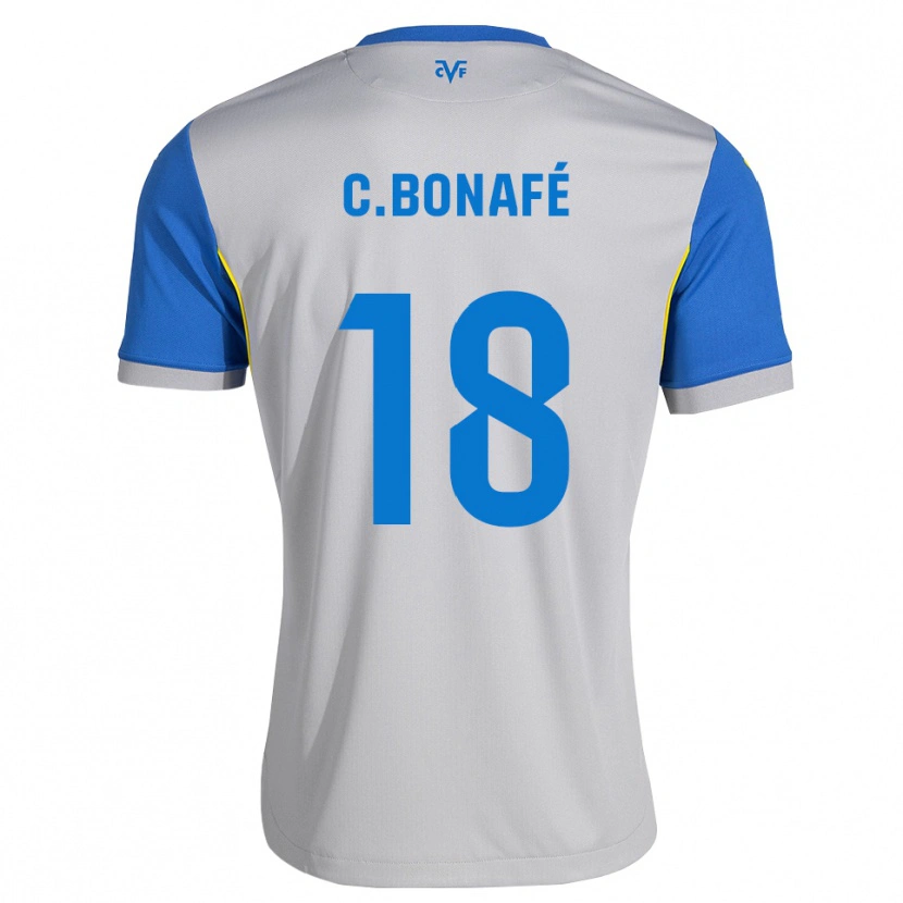 Danxen Barn César Bonafé #18 Dodger Blå Grå Bortetrøye Drakt Trøye 2026/27 Skjorter T-Skjorte