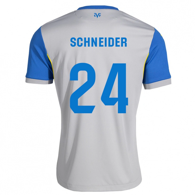 Danxen Barn Ben Schneider #24 Dodger Blå Grå Bortetrøye Drakt Trøye 2026/27 Skjorter T-Skjorte