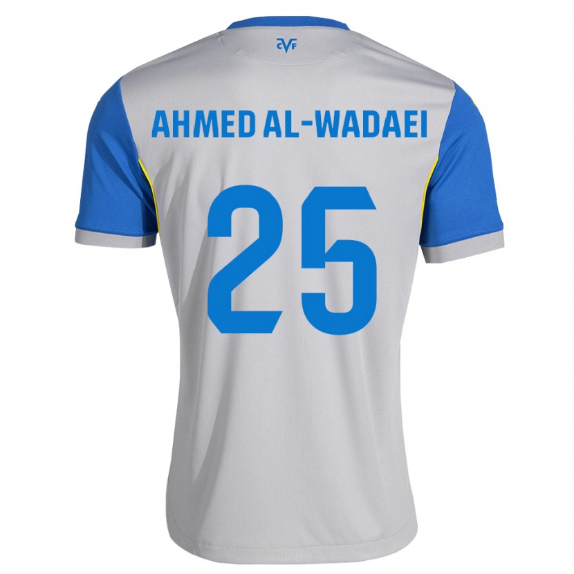 Danxen Barn Sayed Ahmed Al-Wadaei #25 Dodger Blå Grå Bortetrøye Drakt Trøye 2026/27 Skjorter T-Skjorte