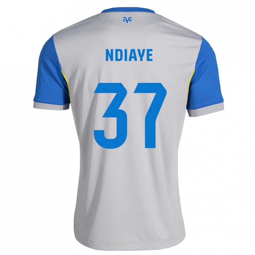 Danxen Barn Serigne Ndiaye #37 Dodger Blå Grå Bortetrøye Drakt Trøye 2026/27 Skjorter T-Skjorte