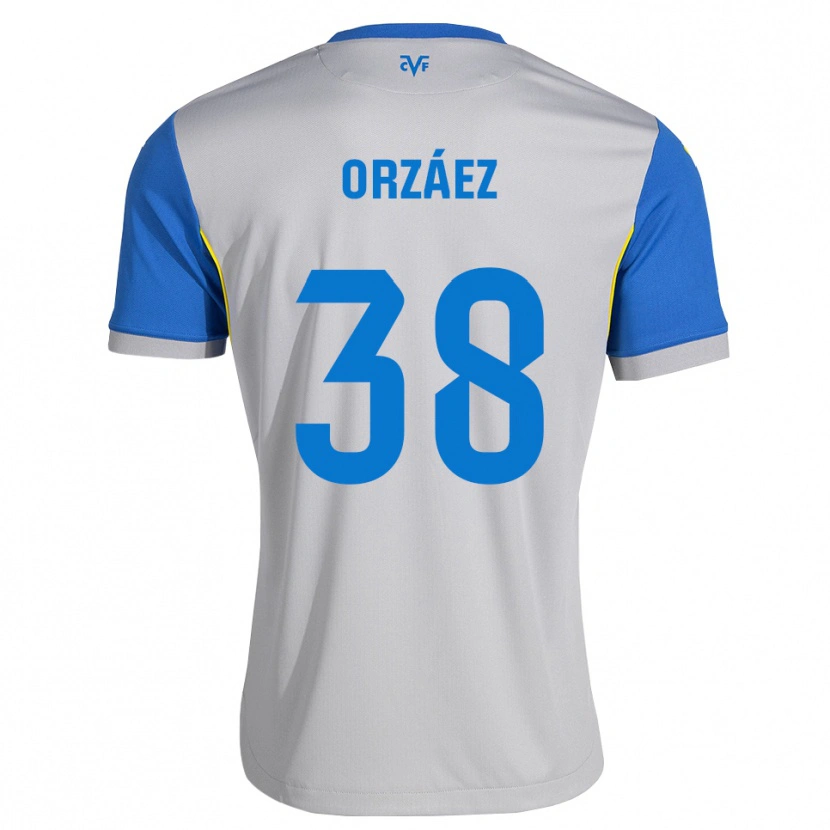 Danxen Barn Sergio Orzáez #38 Dodger Blå Grå Bortetrøye Drakt Trøye 2026/27 Skjorter T-Skjorte
