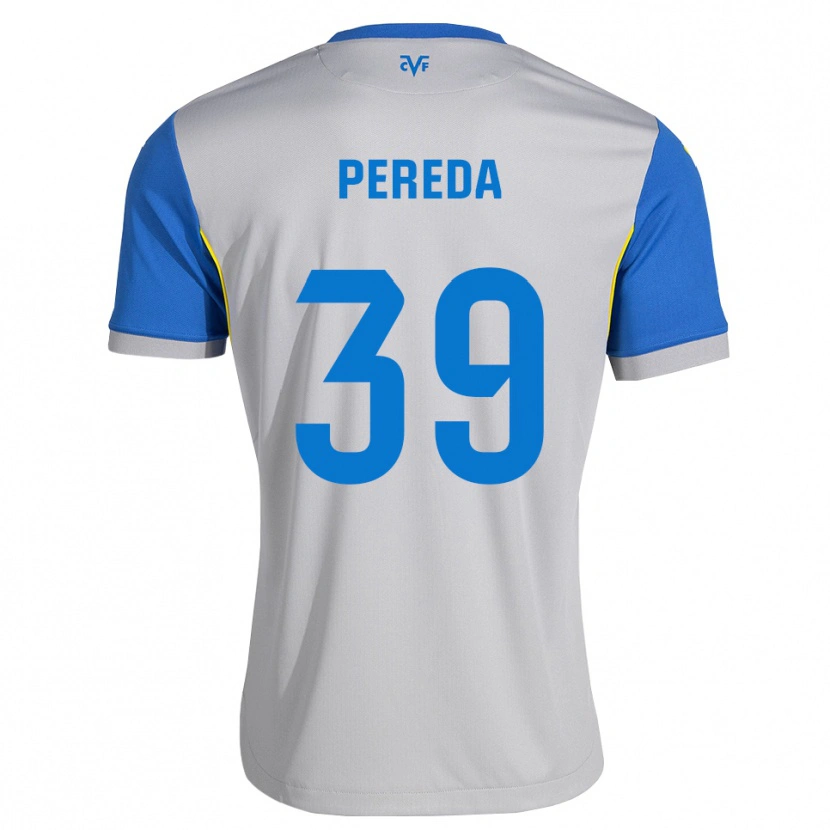 Danxen Barn Pablo Pereda #39 Dodger Blå Grå Bortetrøye Drakt Trøye 2026/27 Skjorter T-Skjorte