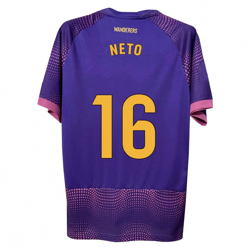 Danxen Barn Martim Neto #16 Lilla Hvit Rosa Bortetrøye Drakt Trøye 2026/27 Skjorter T-Skjorte