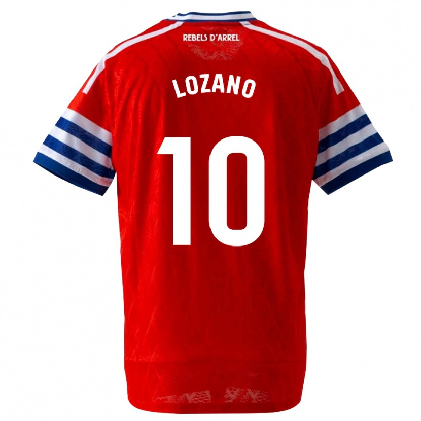 Danxen Barn Pol Lozano #10 Kongelig Blå Rød Bortetrøye Drakt Trøye 2026/27 Skjorter T-Skjorte