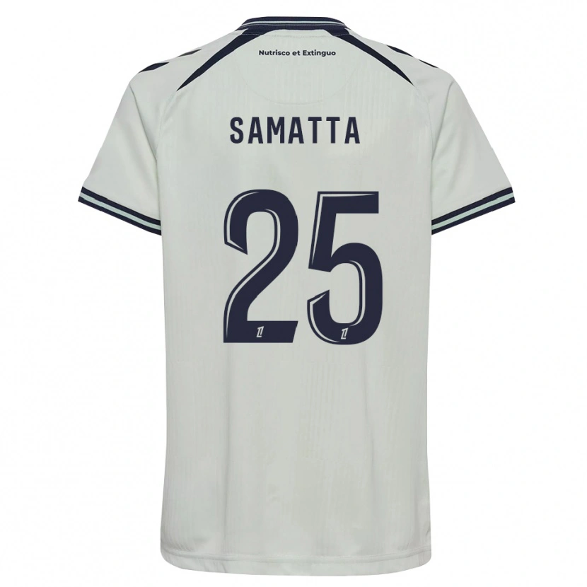 Danxen Barn Mbwana Samatta #25 Midnattblå Hvit Bortetrøye Drakt Trøye 2026/27 Skjorter T-Skjorte