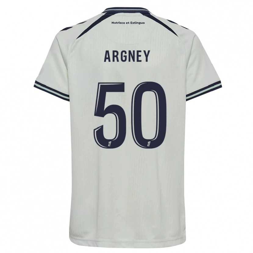 Danxen Barn Paul Argney #50 Midnattblå Hvit Bortetrøye Drakt Trøye 2026/27 Skjorter T-Skjorte