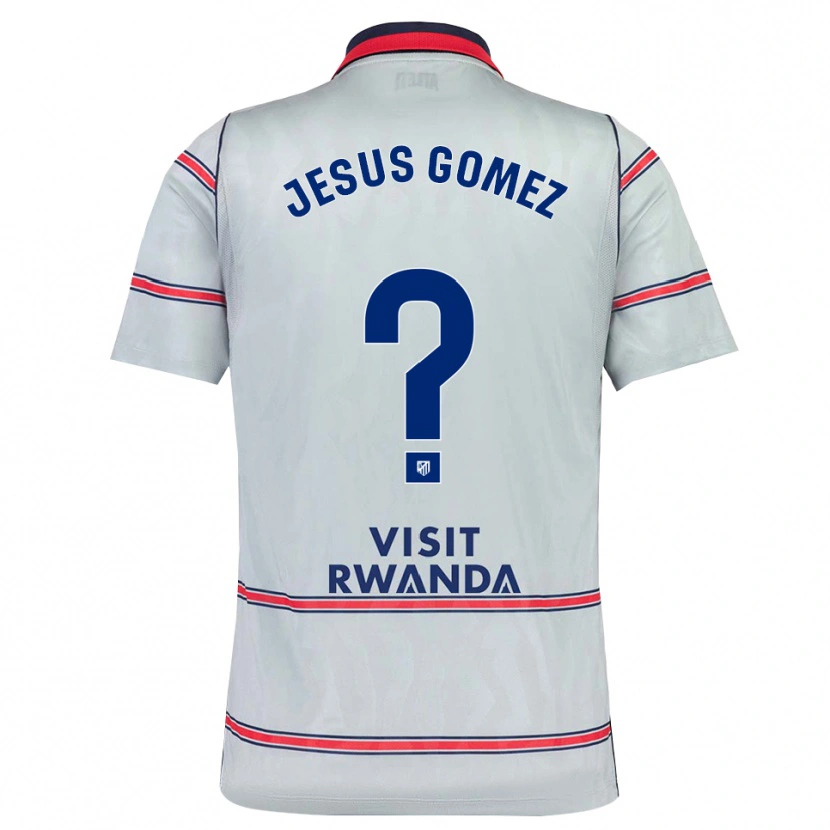 Danxen Barn Jesus Gomez #0 Grå Rød Marineblå Tredje Sett Drakt Trøye 2026/27 Skjorter T-Skjorte