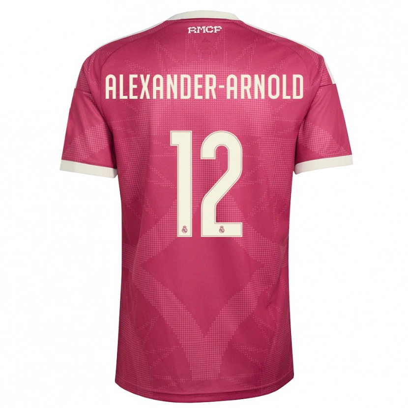 Danxen Barn Trent Alexander-Arnold #12 Blek Fiolettrød Hvit Tredje Sett Drakt Trøye 2026/27 Skjorter T-Skjorte
