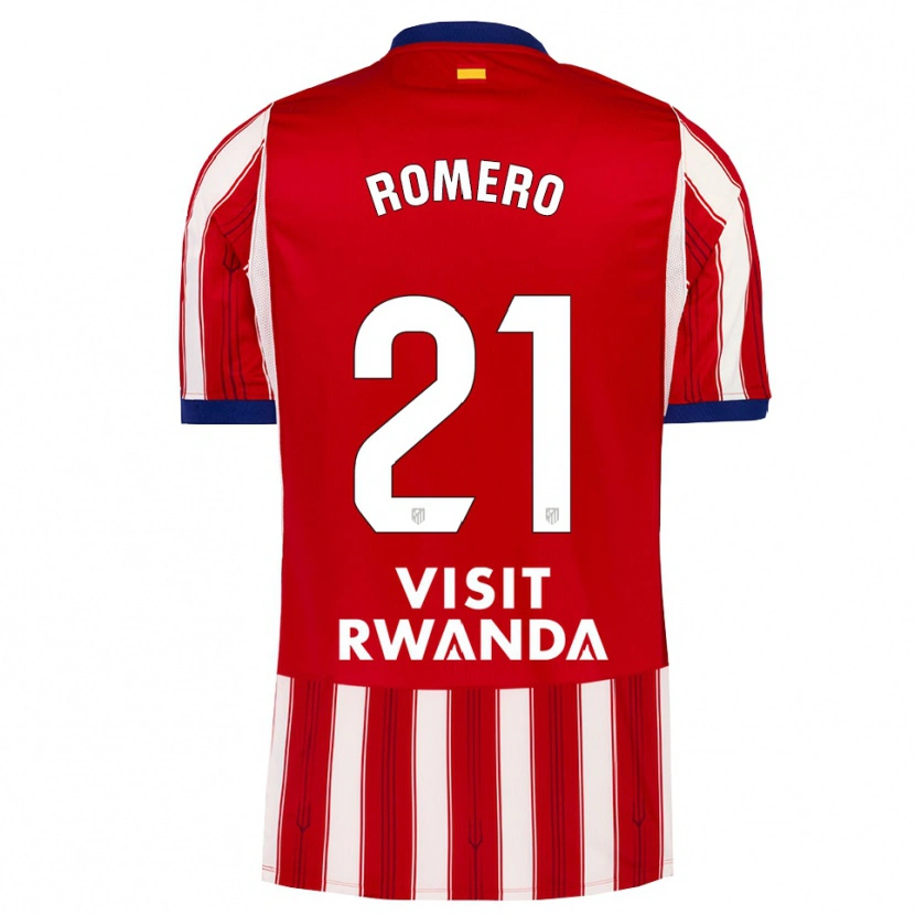 Danxen Mann Cristian Romero #21 Kongelig Blå Rød Hvit Hjemmetrøye Drakt Trøye 2026/27 Skjorter T-Skjorte