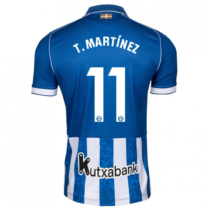 Danxen Mann Toni Martínez #11 Blå Hvit Svart Hjemmetrøye Drakt Trøye 2026/27 Skjorter T-Skjorte
