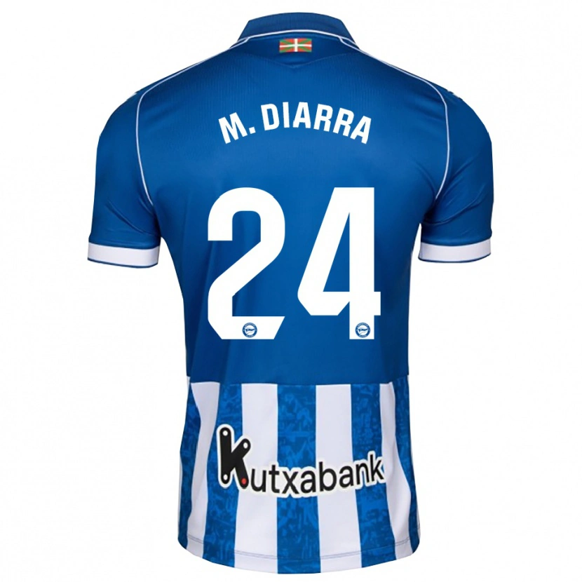 Danxen Mann Moussa Diarra #24 Blå Hvit Svart Hjemmetrøye Drakt Trøye 2026/27 Skjorter T-Skjorte
