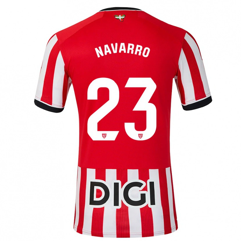 Danxen Mann Robert Navarro #23 Rød Svart Hvit Hjemmetrøye Drakt Trøye 2026/27 Skjorter T-Skjorte