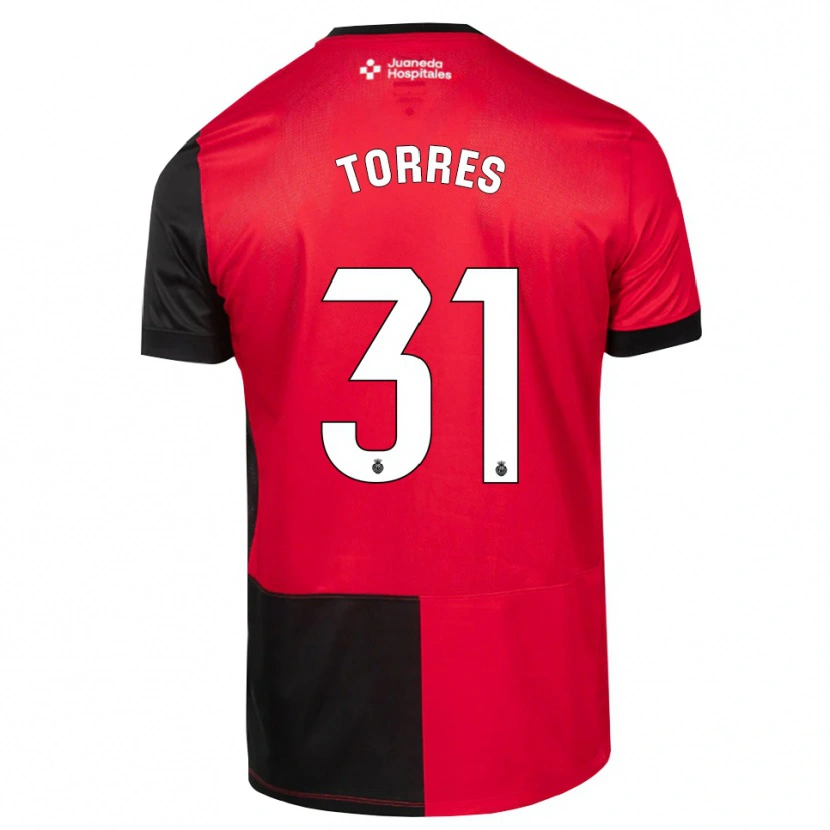 Danxen Mann Adriano Torres #31 Svart Rød Hvit Hjemmetrøye Drakt Trøye 2026/27 Skjorter T-Skjorte