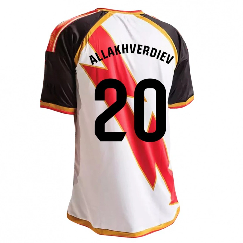 Danxen Mann Raul Allakhverdiev #20 Svart Rød Hvit Gull Hjemmetrøye Drakt Trøye 2026/27 Skjorter T-Skjorte