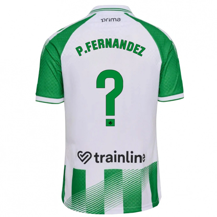 Danxen Mann Paulo Fernández #0 Lys Grønn Svart Hvit Hjemmetrøye Drakt Trøye 2026/27 Skjorter T-Skjorte